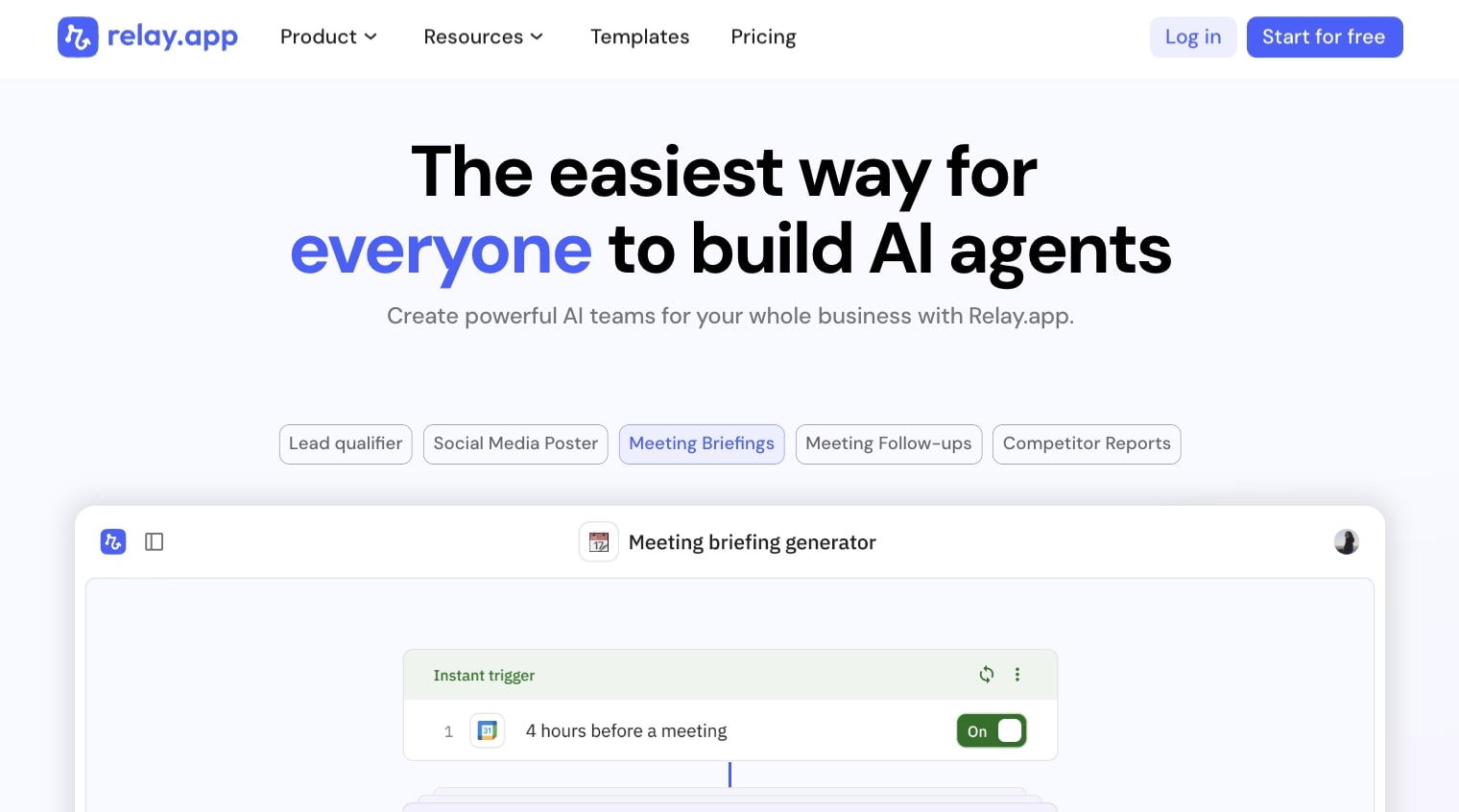 Relay.app AI platform
