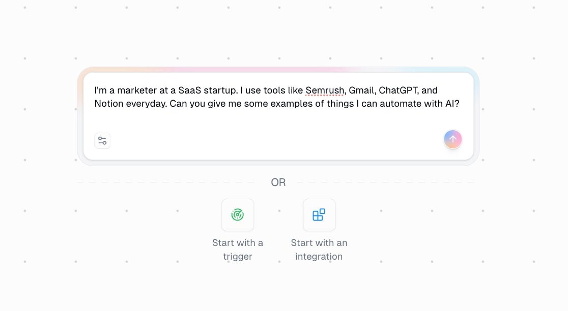 Prompt for marketing automation ideas