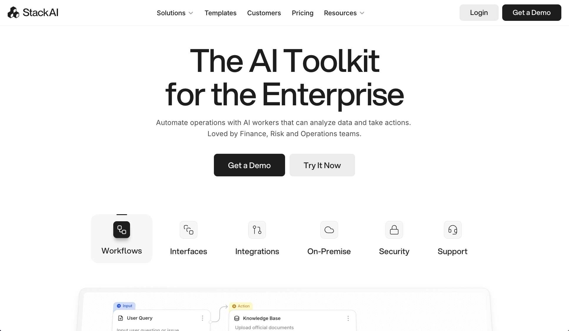 StackAI platform
