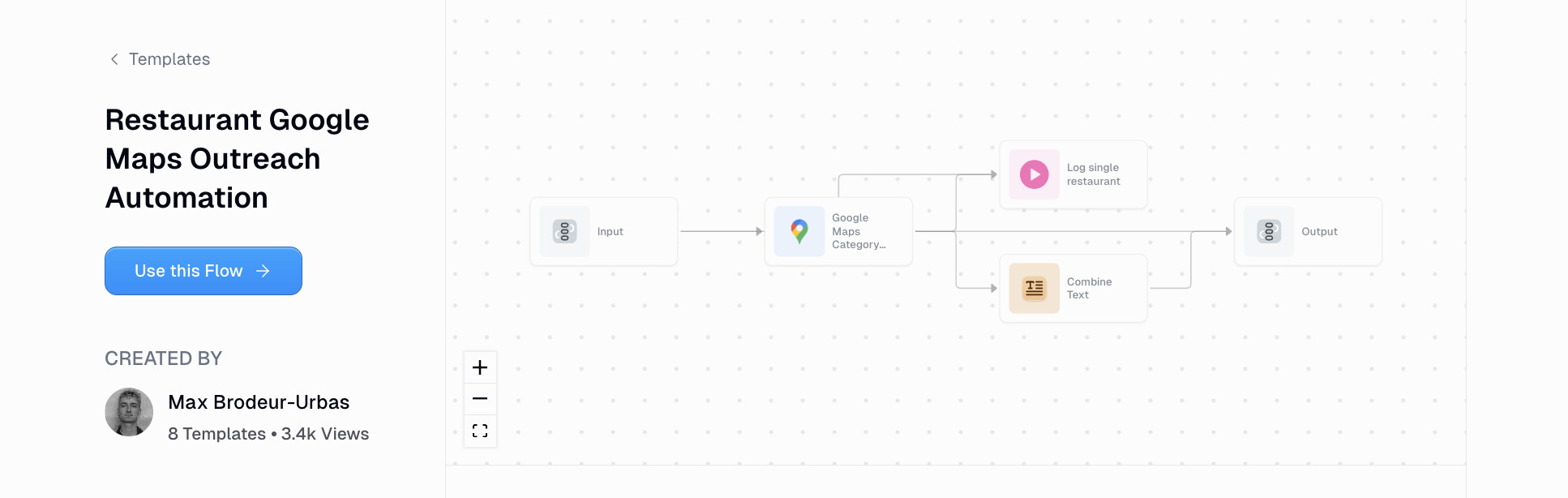 Restaurant Google Maps outreach automation