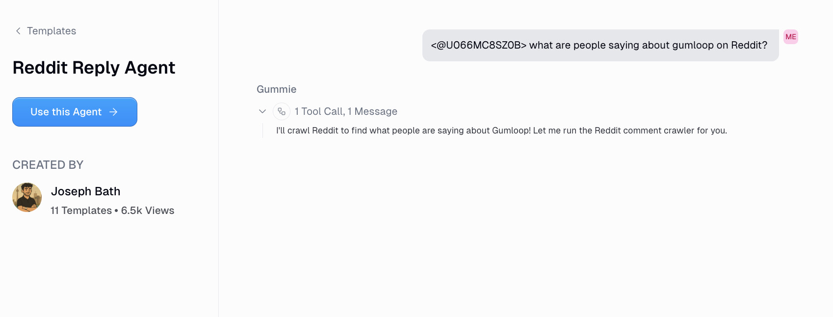Reddit reply agent